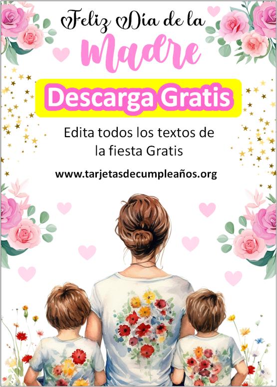 invitaciones del 10 de mayo dia delas madres